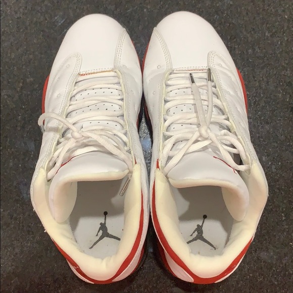 Air Jordan 13 XIII Retro Low Size 9 Wht / Red - Picture 6 of 8